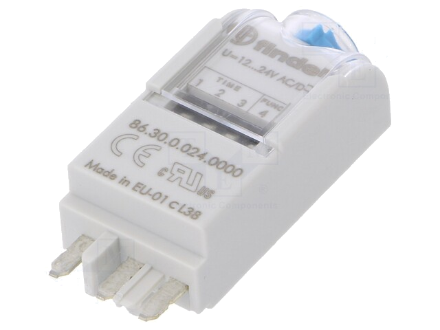 Tijdmodule; 90.02,90.03,92.03,96.04; socket; -20÷50°C; 12÷24VDC Tijdmodule; 90.02,90.03,92.03,96.04; socket; -20÷50°C; 12÷24VDC